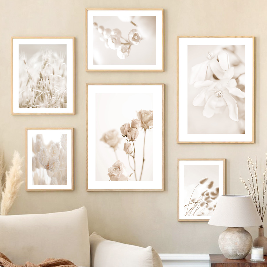 Orchard Sprayer Tractor - Beige Reed Peony Orchid Rose Boho