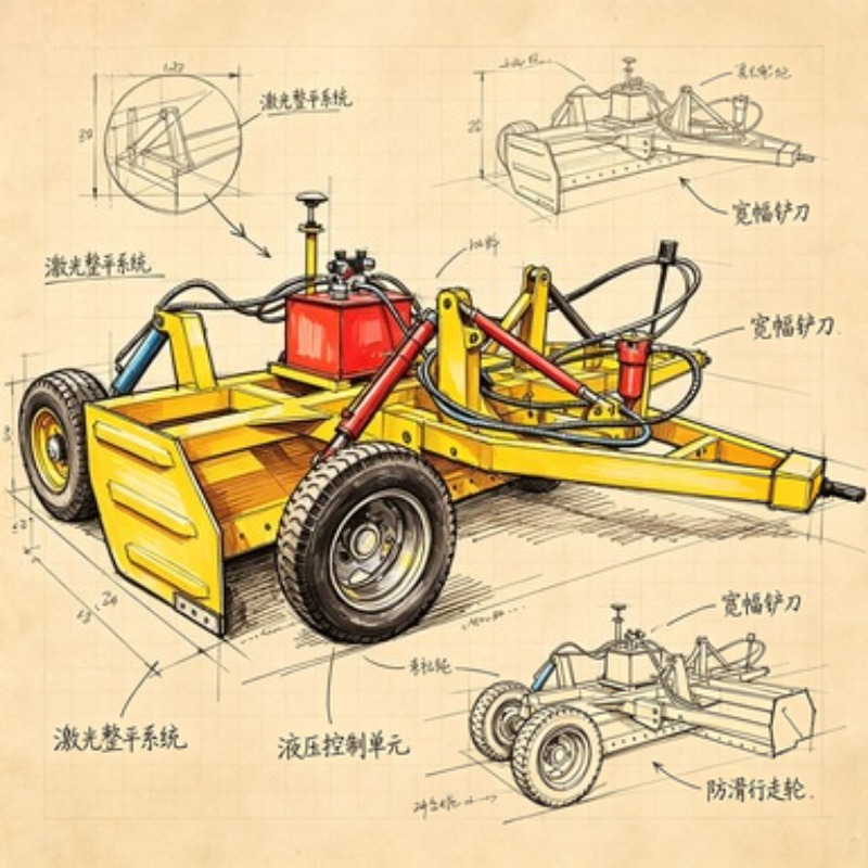 Laser Land Leveler with Wheels - Agriculture Farming Land For Sale 评论和价格