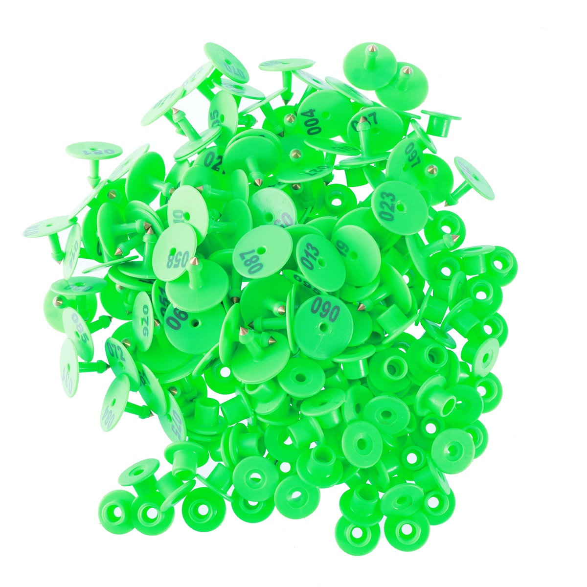 100Pcs Plastic Livestock Ear T - Livestock Ear Tag 评论和价格