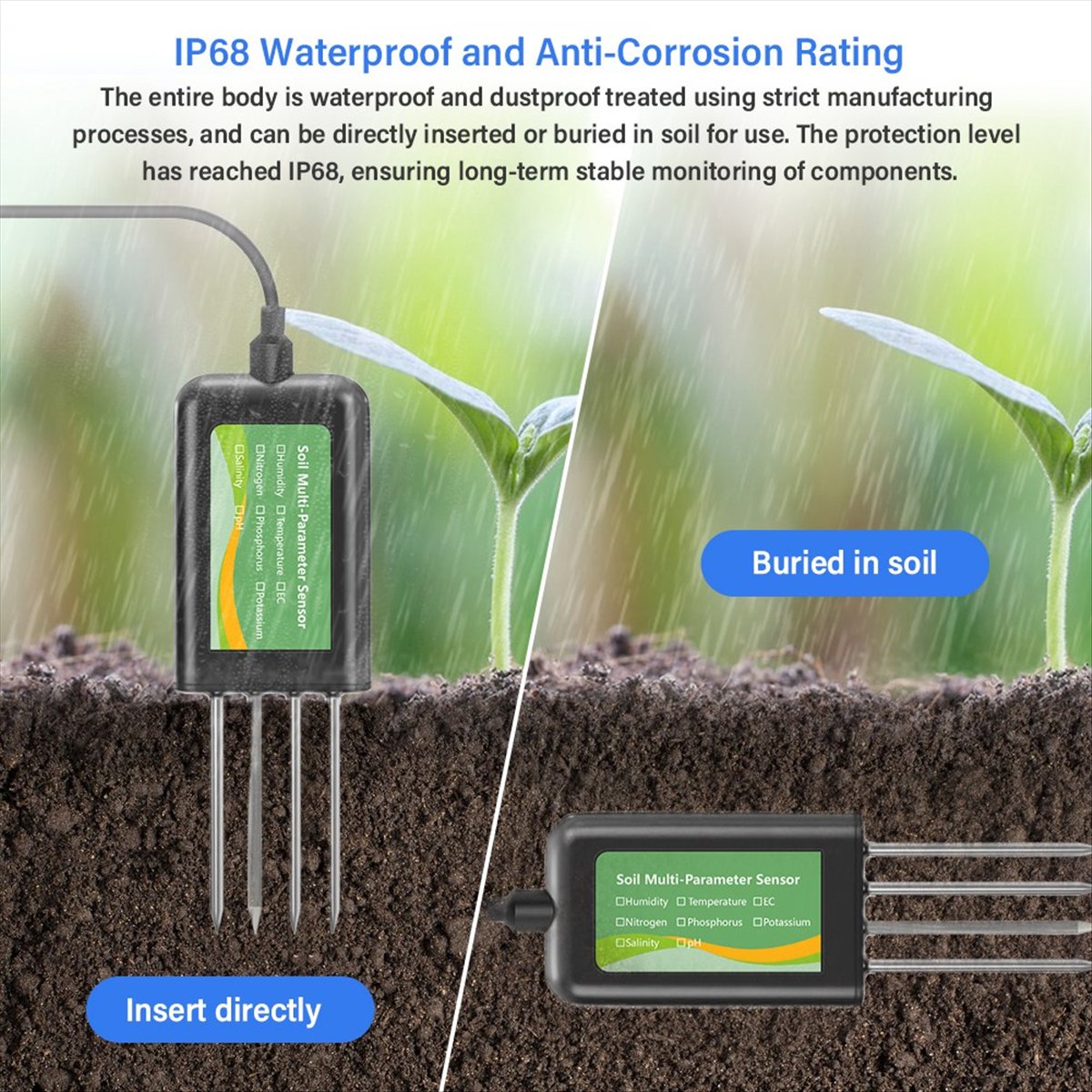 AA86 8in One Soil Sensor Agric - Precision Farming Smart Agriculture 评论和价格