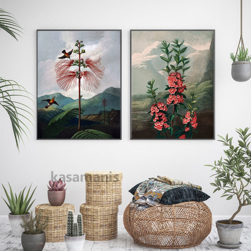 Botanical Flowers Canvas Art P - Orchard Sprayer Tractor 评论和价格