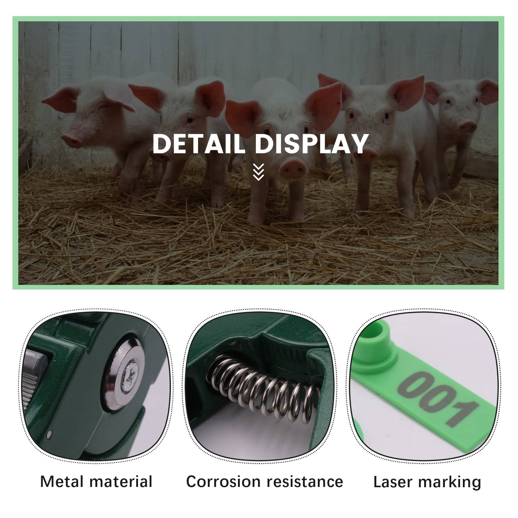 ABZL Livestock Animal Ear Tag  - Livestock Ear Tag 评论和价格