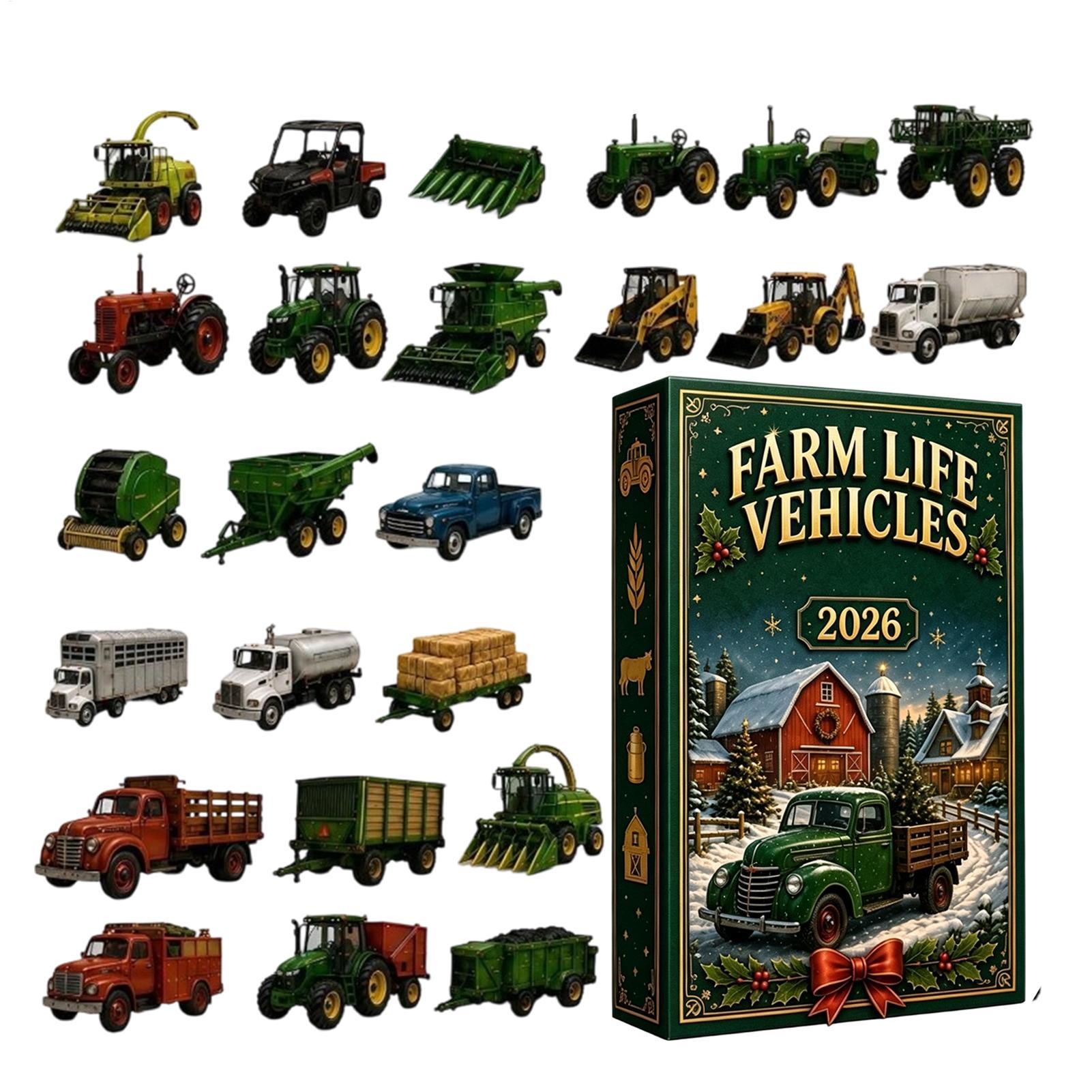 Christmas Advent Farm Life Veh - Agriculture Farming Vehicles 评论和价格